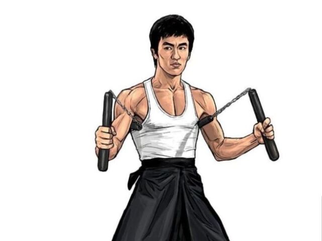 Liu um lutador de Kung fu