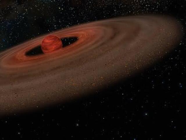 Uma anã marrom ou anã castanha é um corpo celeste cujo tamanho está entre o de planetas gigantes como Júpiter e o de estrelas pequenas, inicialmente sendo grandes o suficiente para iniciar a fusão do hidrogênio em seu núcleo e possuindo baixa luminosidade, devido sua pressão consegue apenas iniciar a fusão nuclear