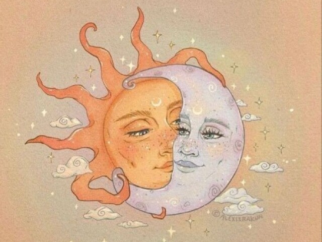 Lua e sol