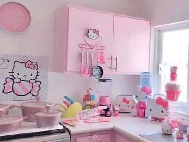 Cozinha da hello kitty 💗