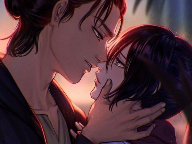 Mikasa e Eren