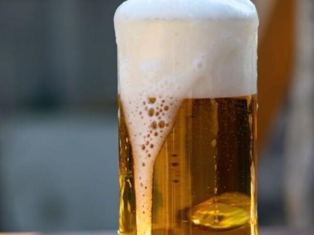 A clássica cerveja