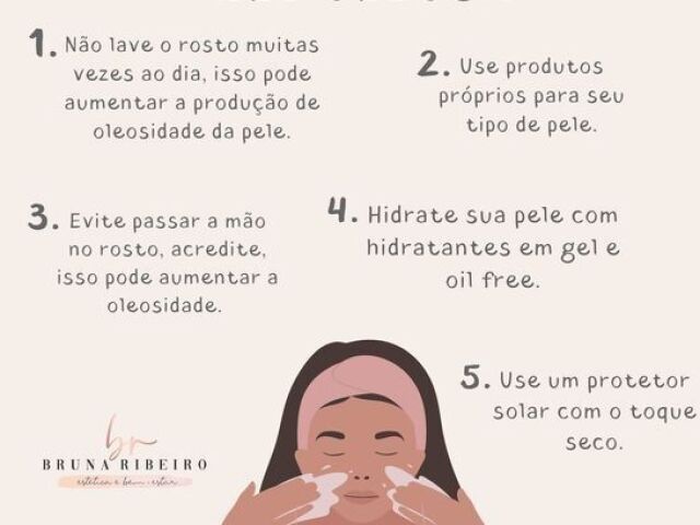 Dicas para pele oleosa