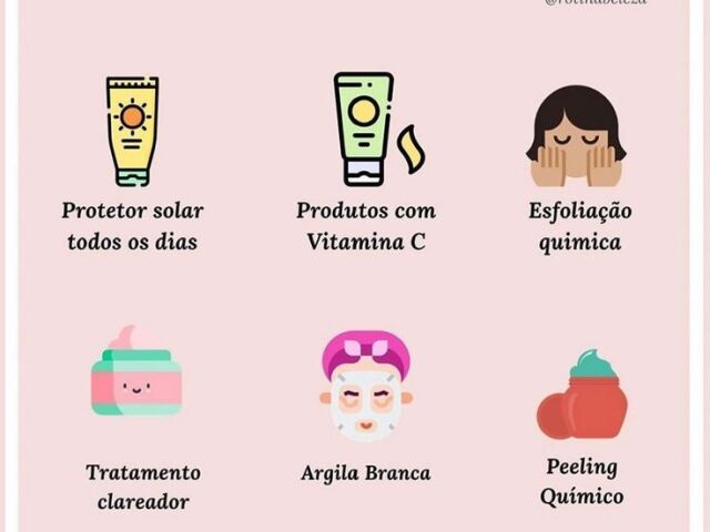 Dicas para clarear manchas