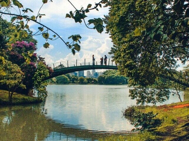 Saio com meus amigos para o parque Ibirapuera 🌳