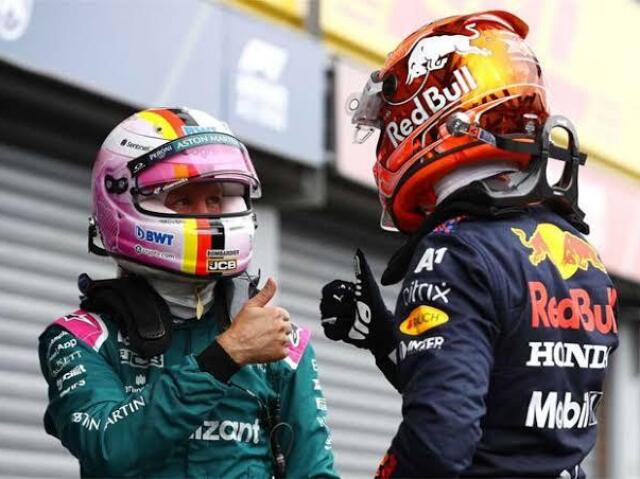 Verstappen e Vettel