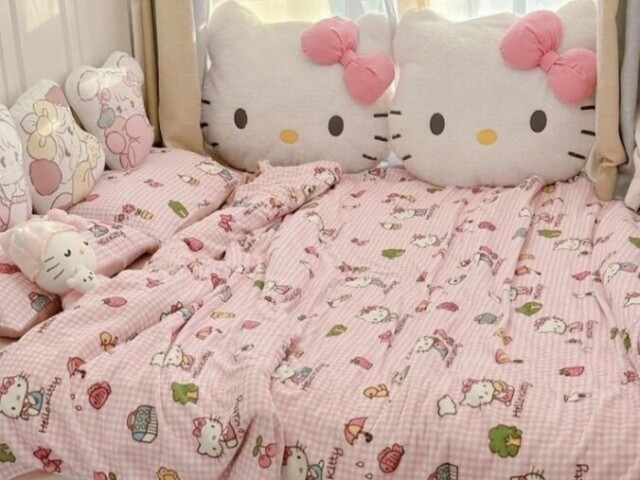 Ter o quarto da hello kitty