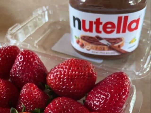 Morangos com Nutella ♡