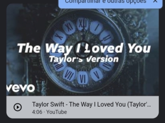 The way i loved you (taylor swift)