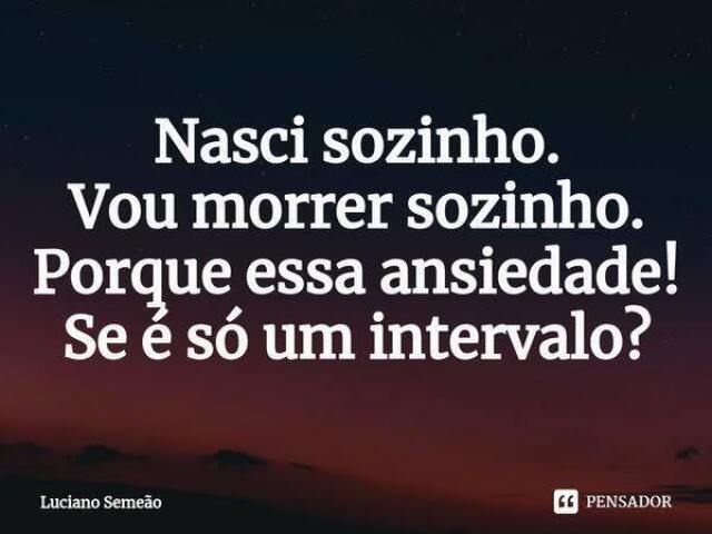 Ai meu Deus eu vou morrer sozinho😭😭