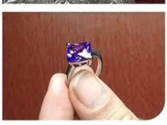 Anel com cheiro de lavanda