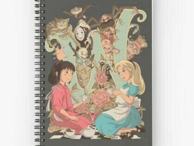 caderno de mix da alice com a chihiro