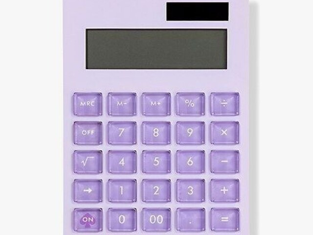 calculadora lilás