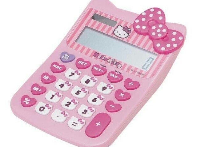 calculadora hello kitty