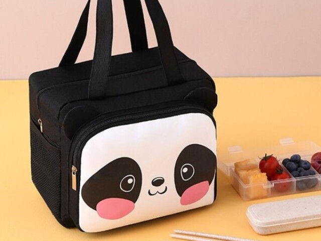 lancheira fofa de panda