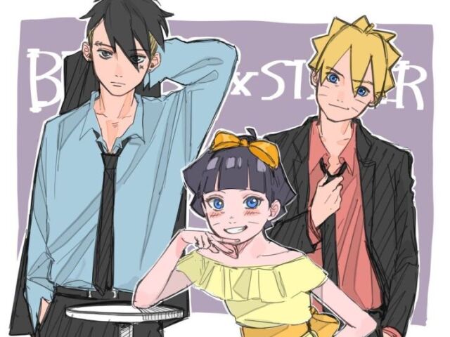 Himawari, Boruto e Kawaki