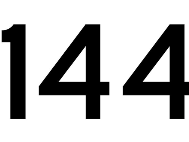 144 porque é um número raro.
Que faz uma coisa única na matemática que só o número 144 e 135 tem