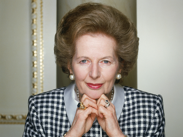 Margaret Thatcher.