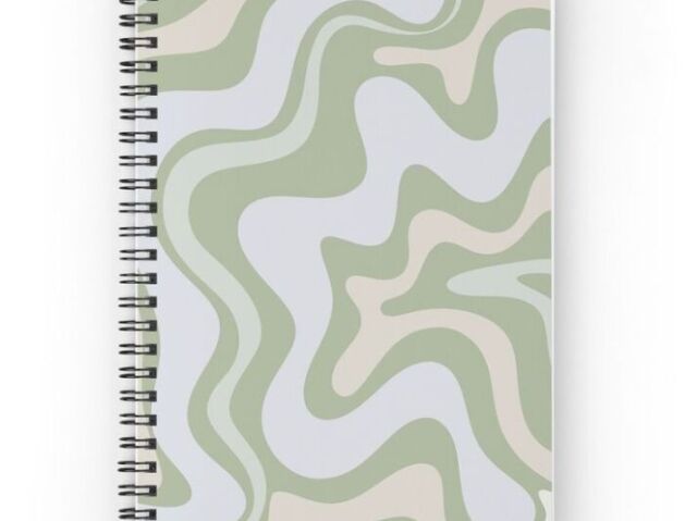 caderno verde