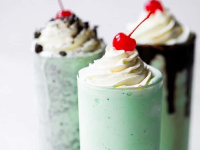 Milkshake de choco-menta