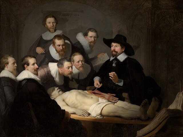 A lição de anatomia do Dr. Tulp - Rembrandt