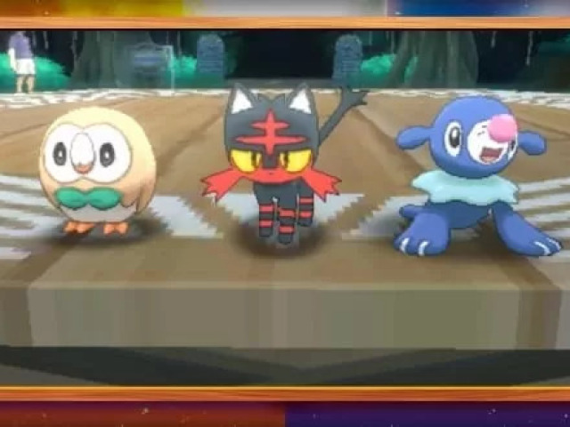 Rowlet, Litten e Popplio