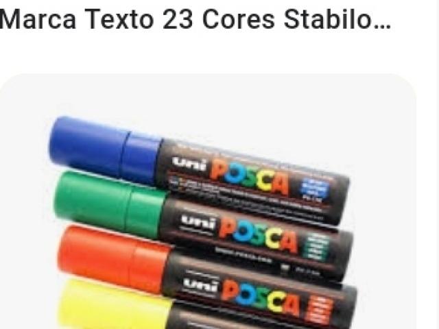 Vc prefere 100% stabilo e posca