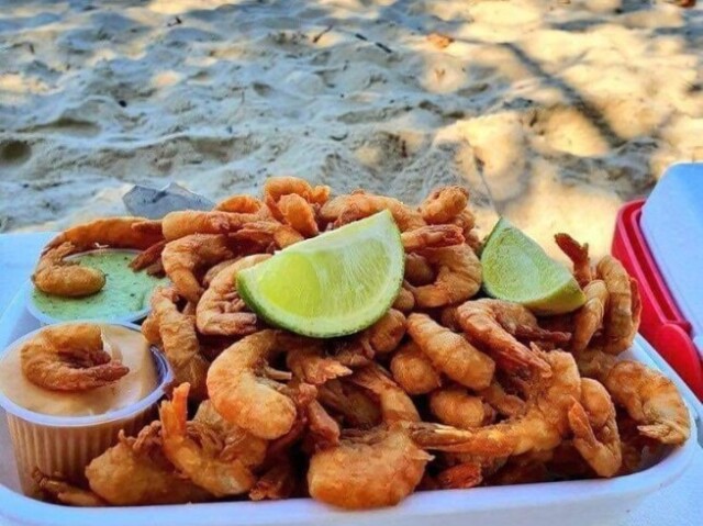 Camarão frito 🍤