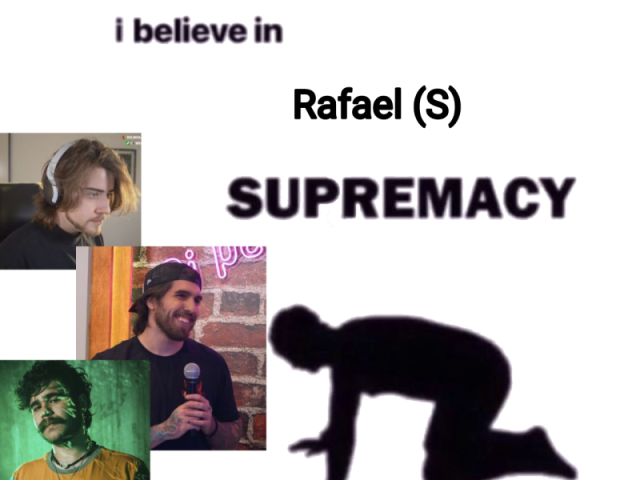 Analu ama todos os Rafael's no mesmo nivel