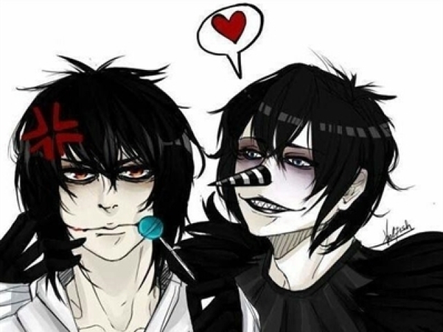 jack risonho e jeff the killer o melhor casal vou ate colocar foto