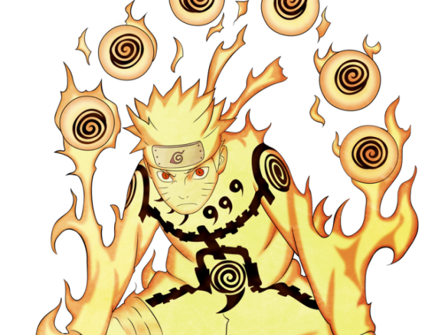 Nine tales Chakra Mode Naruto