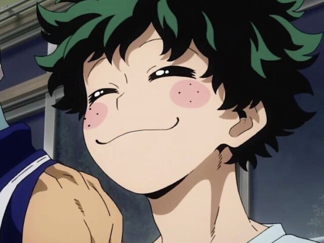 Com o Midoriya 👉👈
Fofo com os outros, tentando fazer de td pra as pessoas ficarem felizes e feliz a maioria do tempo 😘😘