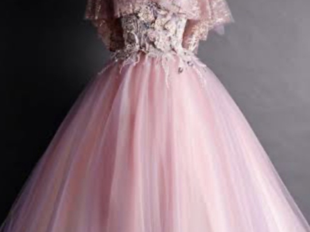 Vestido longo rosa