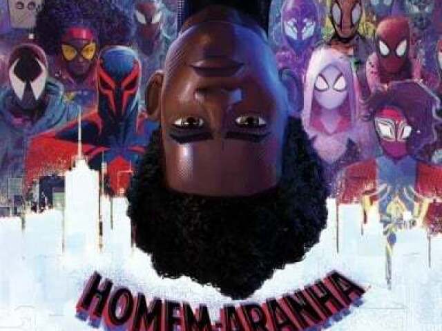 Homem aranha atravΓ©z do aranha verso