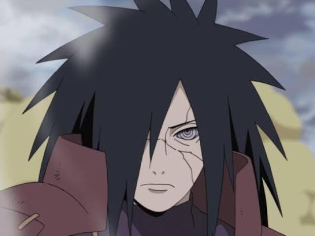 Em seu quase leito de morte, Madara Uchiha desperta o Doujutsu e lhe concede antes de morrer