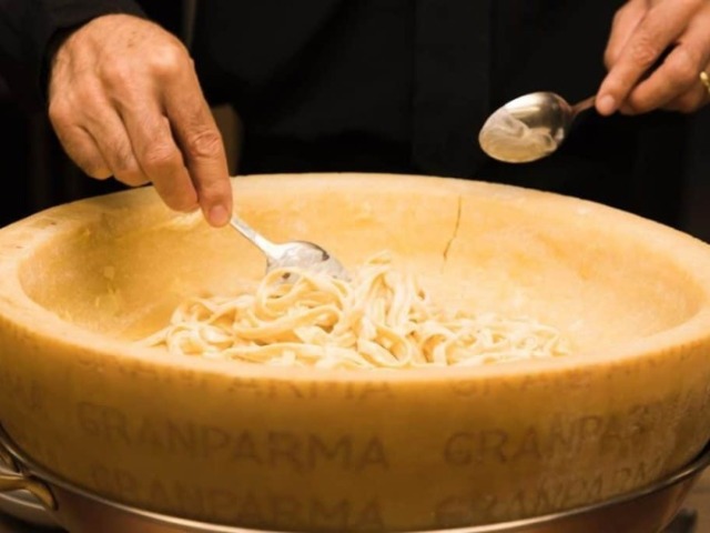 Macarrão grana padano