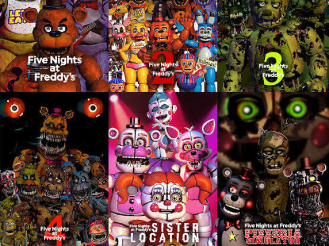 Uma memória passada de tudo o que já foi visto em FNaF