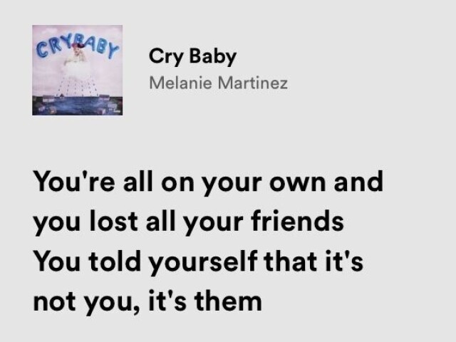 Cry baby