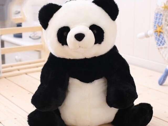 Presente 1 tinha: Ursinho de pelúcia panda!