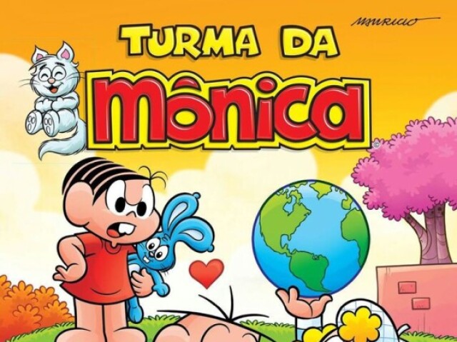 Presente 2 tinha: Gibi da Turma da Mônica!