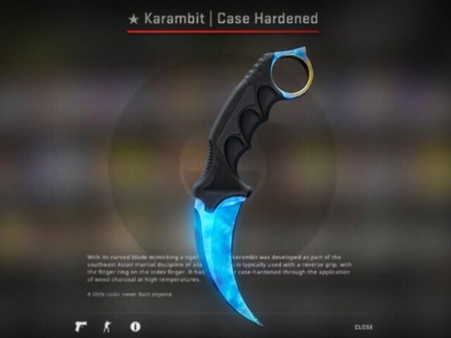 KARAMBIT CSGO BLUE GEM