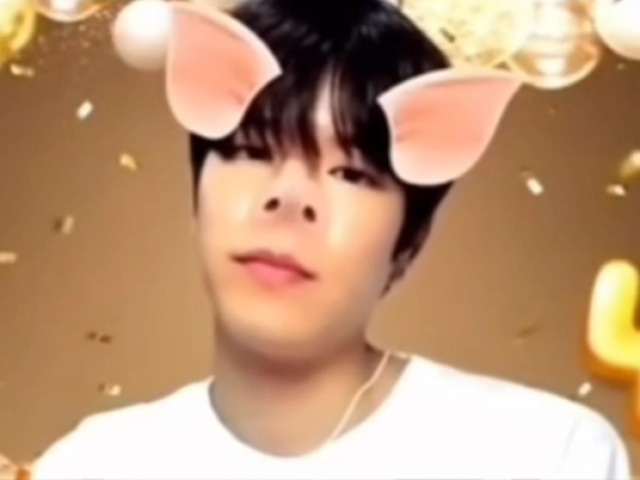 seungmin com filtro de milhoes 😻