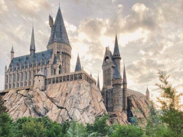 Olha o castelo de Harry Potter #Orlando..Disney#