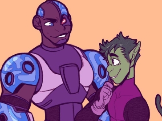 Cyborg x Beast boy