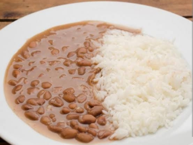 Arroz e feijão