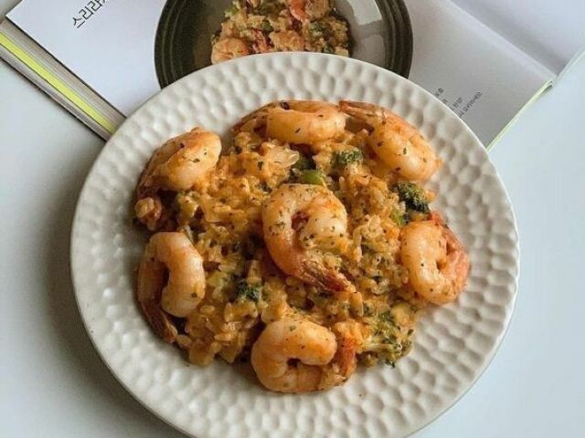 Arroz com camarão