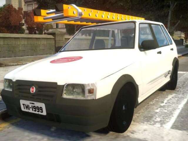 Fiat uno com escadinha