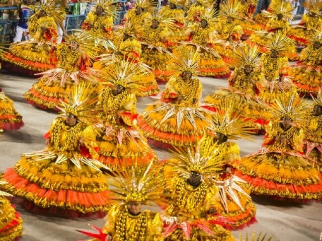 Na ala das baianas, porque tem em todo desfile e você fica no meio da galera