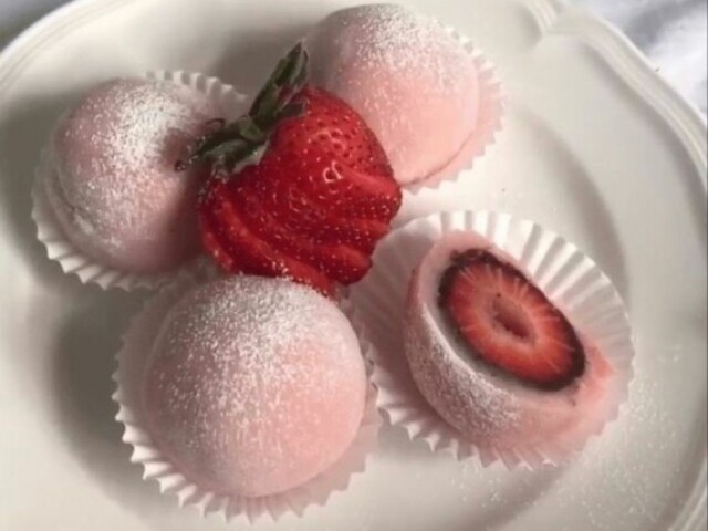 Mochi de morango