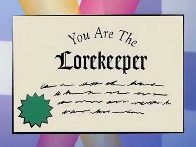 Certificado Lorekeeper 
(Sozinho)